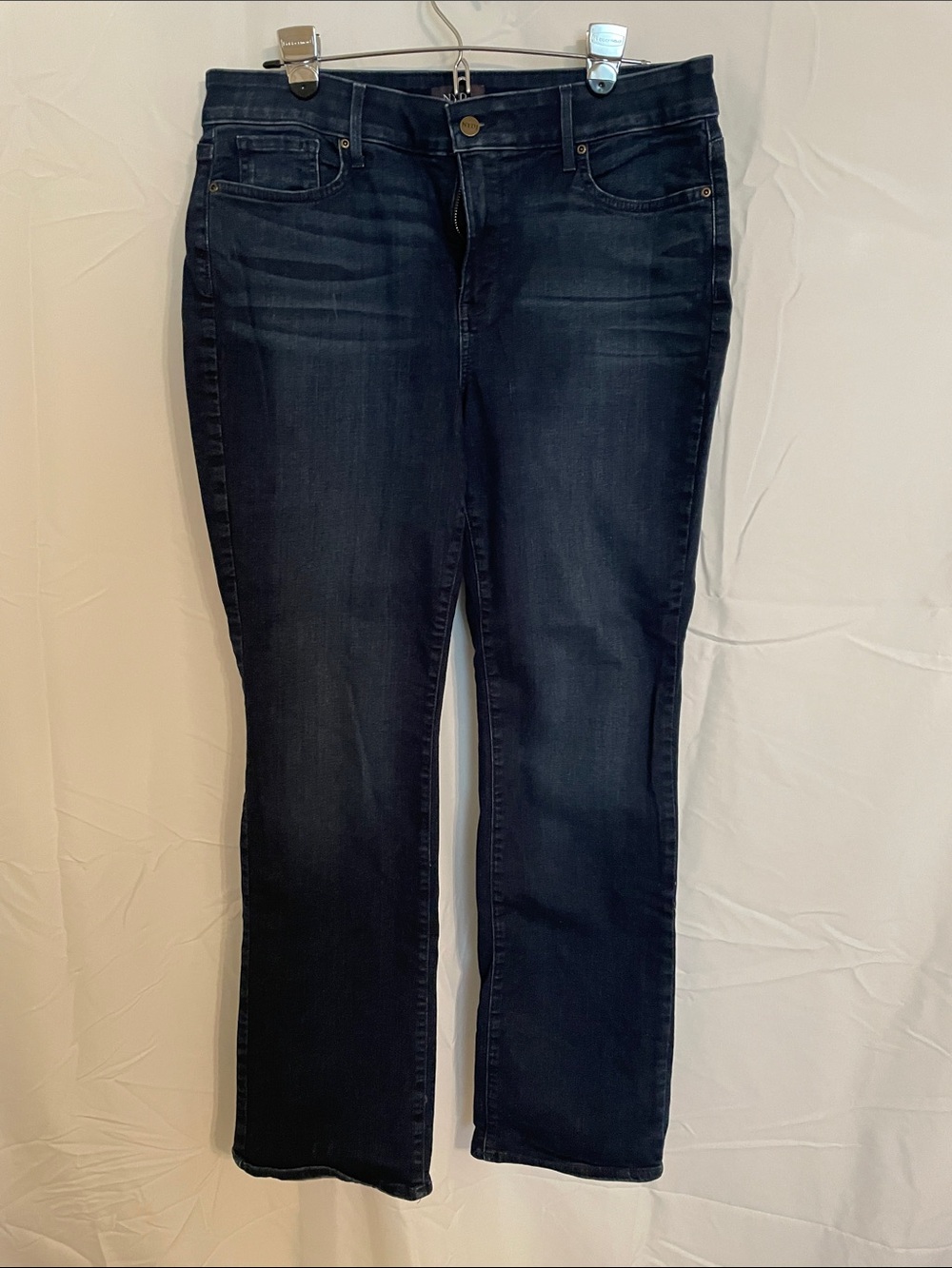 NYDJ Straight Leg Jeans in Dark Indigo Wash